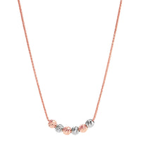 14k White and Rose Gold Lariat Necklace (26 in.)