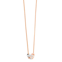 14k White and Rose Gold Lariat Necklace (26 in.)