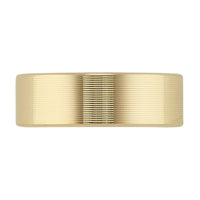 14k Yellow Gold and Damascus Steel Band (8mm)