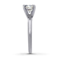 Certified Diamond Round-Cut Ring 1-1/2 carats 14K White Gold