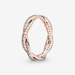 Copy of Sparkling Twisted Lines Ring