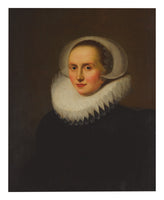 ATTRIBUTED TO LODEWIJK VAN DER HELST | PORTRAIT OF A LADY, HALF LENGTH, FACING LEFT, IN A WHITE RUFF