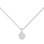1/4 CT. TW. DIAMOND ILLUSION PENDANT IN 10K WHITE GOLD