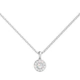 1/4 CT. TW. DIAMOND ILLUSION PENDANT IN 10K WHITE GOLD