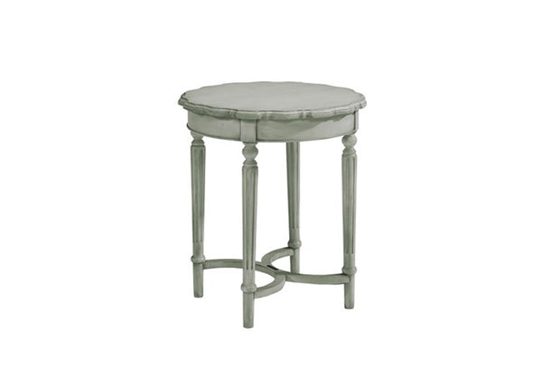 Magnolia Home Pie Crust Dove Grey Tall Side Table By Joanna Gaines