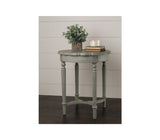 Magnolia Home Pie Crust Dove Grey Tall Side Table By Joanna Gaines