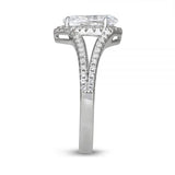 LAB-CREATED WHITE SAPPHIRE EARRING, PENDANT & RING GIFT SET IN STERLING SILVER
