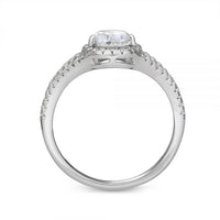 LAB-CREATED WHITE SAPPHIRE EARRING, PENDANT & RING GIFT SET IN STERLING SILVER