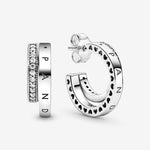 Copy of Pavé Double Hoop Earrings