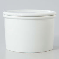 WHITE PORCELAIN STORAGE L