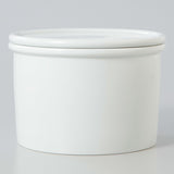 WHITE PORCELAIN STORAGE L