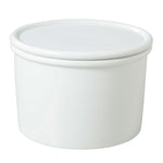 WHITE PORCELAIN STORAGE L