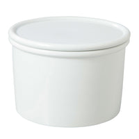 WHITE PORCELAIN STORAGE L
