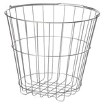 STAINLESS STEEL LAUNDRY BASKET L