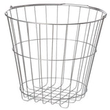 STAINLESS STEEL LAUNDRY BASKET L