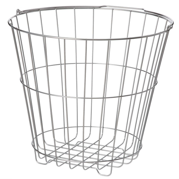 STAINLESS STEEL LAUNDRY BASKET L