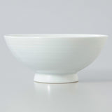 WHITE PORCELAIN RICE BOWL L