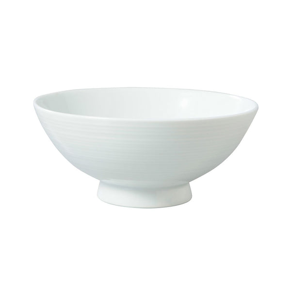 WHITE PORCELAIN RICE BOWL L