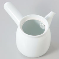 WHITE PORCELAIN TEA POT S