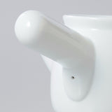 WHITE PORCELAIN TEA POT S