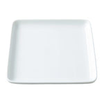 WHITE PORCELAIN SQUARE DISH L