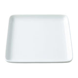 WHITE PORCELAIN SQUARE DISH L