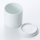 WHITE PORCELAIN POT 90ML