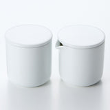 WHITE PORCELAIN POT 90ML