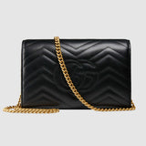 Mini borsa GG Marmont in pelle matelassé