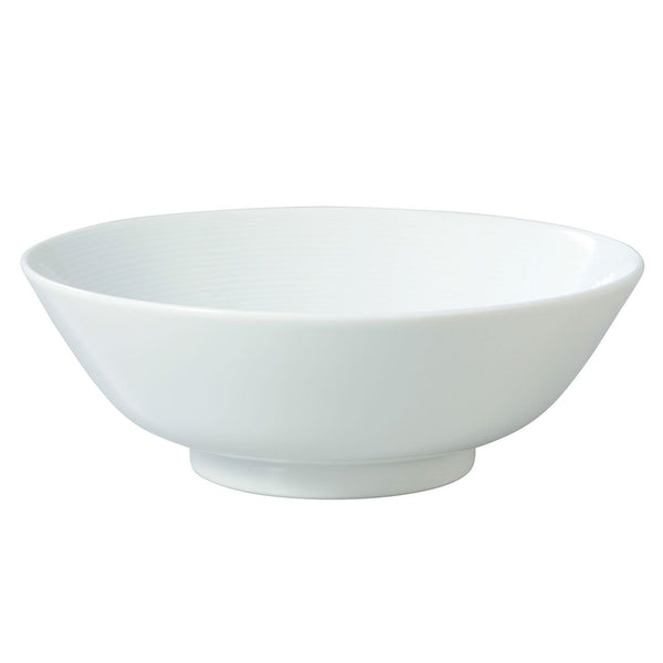 WHITE PORCELAIN NOODLE BOWL