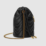 Mini borsa a secchiello GG Marmont