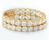 8.39ctw Round Diamond Inside-Out Hoop Earrings in 18K