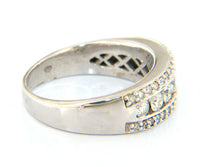 2.00ctw Diamond Three Row Anniversary Band Ring in 14K