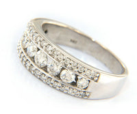 2.00ctw Diamond Three Row Anniversary Band Ring in 14K