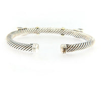 David Yurman Renaissance, Citrine and Tourmaline Cuff Bracelet, 925 and 14kt