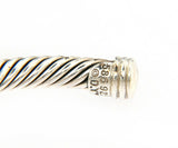 David Yurman Renaissance, Citrine and Tourmaline Cuff Bracelet, 925 and 14kt