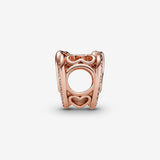 Sparkling Entwined Hearts Charm