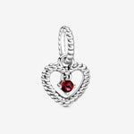 Copy of July Birthstone Heart Dangle Charm