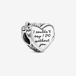 Copy of Flower & Bow Heart Charm