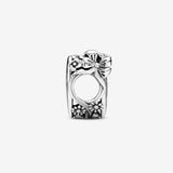 Copy of Flower & Bow Heart Charm