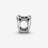 Sparkling Entwined Hearts Charm