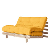 Karup Design Schlafsofa Roots 140 I Safrangelb Webstoff 140x83x105 cm mit Schlaffunktion