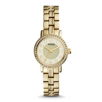 SHAE THREE-HAND GOLD-TONE STAINLESS STEEL WATCH