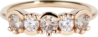 Lash Linear Diamond Ombré Ring Size 6.25