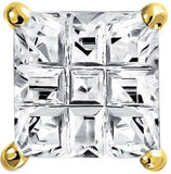 Sparkle Square Studs
