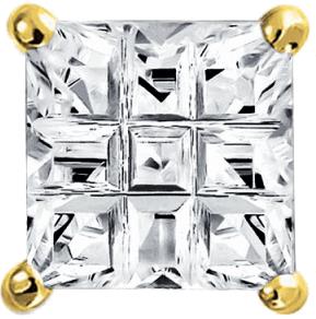 Sparkle Square Studs