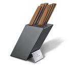 Swiss Modern Knife Block, 6 Pieces