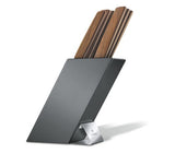 Swiss Modern Knife Block, 6 Pieces