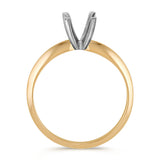 Classic Engagement Ring in 18k Yellow Gold