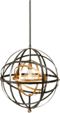 Previous Next Rondure 1 Light Sphere Pendant